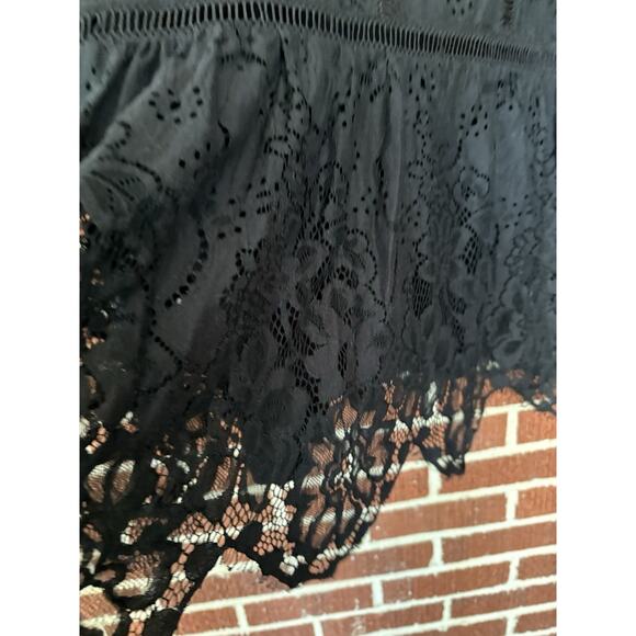 Suzanne Betro Black Lace Lined Tunic with Zipper Closure Size 2X - Picture 2 of 5